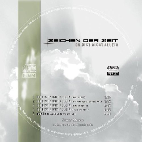 Zeichen Der Zeit - Du bist nicht allein (radio edit) Lyrics - Zortam Music