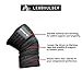 LEBBOULDER Elastic Compression Knee Wraps for Sports and Fitness Exercises - Men and Women - 72 Inches 1 Pair, Black