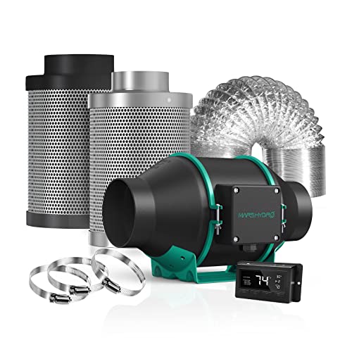 MARS HYDRO 4 Inch Air Carbon Filter Odor Control with Australian Virgin