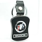 Free Shipping!!new Leather Metal buick Car Keychain Key Ring with Gift Box