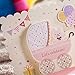 WISHMADE 20 Count Invitations Cards Kits Pink Printable for Girls Birthday Baby Shower with Envelopes