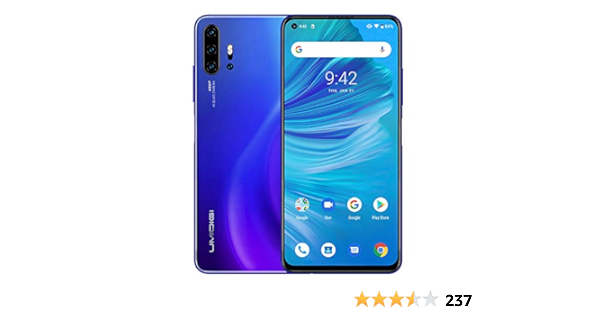 Amazon Com Unlocked Smart Phone Umidigi F2 Side Fingerprint 48mp Ai Quad Camera 6 53 Fhd Smartphone 5150mah Ram 6g Rom 128gb Fast Charging Android 10 Nfc Blue