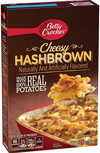 Betty Crocker Specialty Potato Cheesy Hashbrown, 3.7 Ounce (Pack of12)