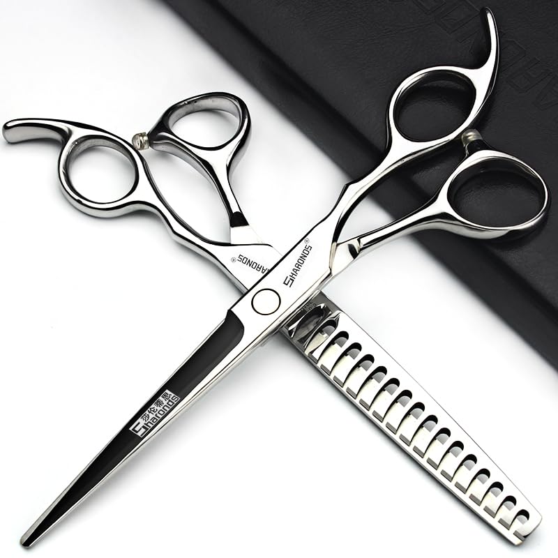 SHARONDS Hairdresser Professional Styling Scissors,6.5 Inch Professional Hair Cutters,Stainless Steel Sharp Cutting Scissors…