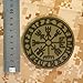 Olive Drab OD Green Vegvisir Viking Compass Norse Rune Morale Tactical PVC Rubber Hook Patch