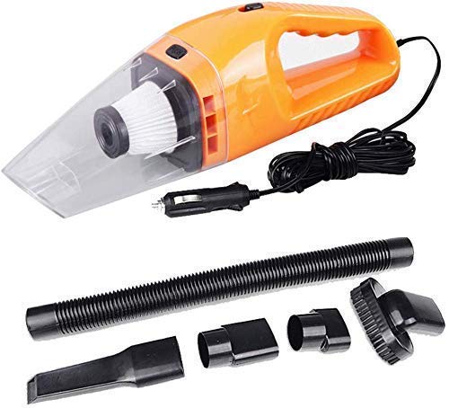 Yozo Car Vacuum Cleaner with Device Portable and High Power Plastic 12V Stronger Suction for All Types Wet and Dry with Carry Bag High Power Wet & Dry Portable Car Vacuum Cleaner Orange Yozo Car Vacuum Cleaner with Device Portable and High Power Plastic 12V Stronger Suction for All Types Wet and Dry with Carry Bag High Power Wet & Dry Portable Car Vacuum Cleaner Orange
