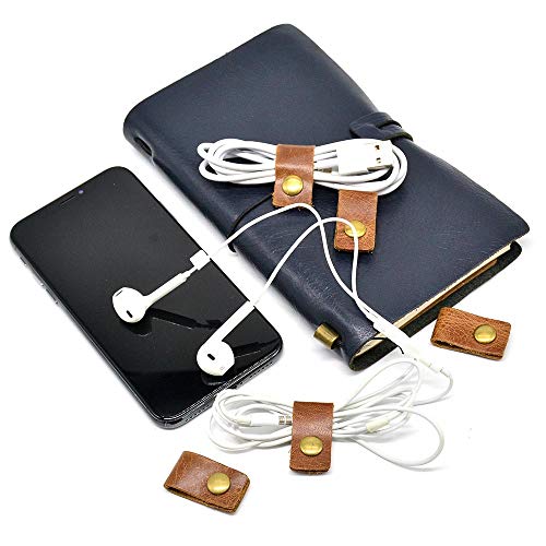 CAILLU Cord Organizer,Cord Keeper,Headphone Cable,Earphones case Headset Wrap Winder,Cord Manager,Phone Headphone USB Holder, Cable Straps Ties Gifts,Earbud case Clips 5 Pack - Thumbnail 3