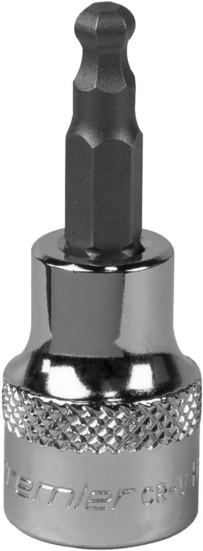 Sealey SBBH003 5mm 3/8"Sq Drive Hex Ball-End Socket Bit