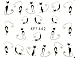 LKE® 48 Design 3D Design Nail Art Sticker Tip Decal Manicure/ Water Nail Art Decal / Tattoo / Sticker （30 sheets）