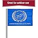 United Federation of Planets Flag, Exclusive Star Trek Merchandise for Indoor/ Outdoor Use, 100% Polyester, 3 x 5 Ft