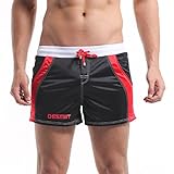 DESMIIT Men's Mesh Shorts With Pockets