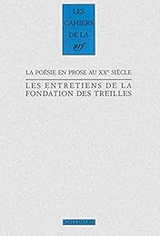 La  poésie en prose au XXe siècle