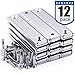 Strong Neodymium Rectangular Pot Magnets with Counter Bore, 55 lbs(25 KG) Pulling Force Countersunk Hole Magnets with Mounting Screws - 60x13.5x5mm, Pack of 12 Strong Neodymium Rectangular Pot Magnets with Counter Bore, 55 lbs(25 KG) Pulling Force Countersunk Hole Magnets with Mounting Screws - 60x13.5x5mm, Pack of 12 primary