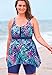 Swimsuits For All Women's Plus Size Wrap Swim Tankini Top in Bra Sizes