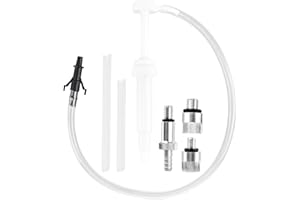 TLPCRKI Fluid Pump for Standard Quart Bottles, 10cc Per Pump Stroke, Liquid Transfer Pump with Adapter, M8 M10 Grease Spout, Lower Gear Oil Transfers Pump (Size:10cc)