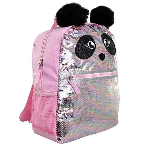 panda sequin backpack