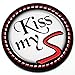 Artistic Reflection Kiss My S - Magnetic Grill Badge For MINI Cooper