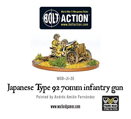 Imperial Japanese Type 92 70mm Infantry Gun, 28mm Bolt Action Wargaming Miniatures