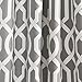 Lush Decor Edward Trellis Curtains Light Filtering Window Panel Set for Living, Dining, Bedroom (Pair), Gray, 52