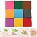 KINGSO Assorted Color Felt Fabric Sheets Patchwork Sewing DIY Craft 30x30cm Brown Series