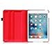 Fintie Rotating Case for iPad Mini 4-360 Degree Rotating Stand Case with Smart Cover Auto Sleep/Wake Feature for iPad Mini 4 (2015 Release), Red
