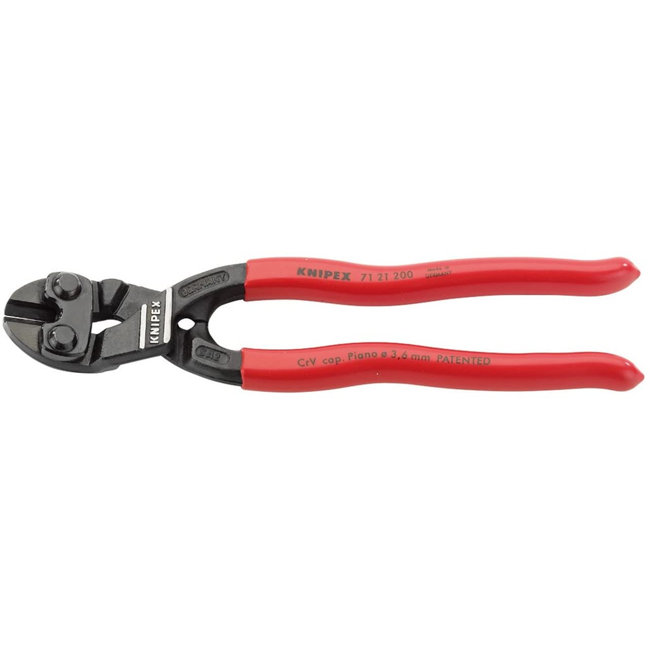 Knipex 49190 200mm Cobolt Compact 20° Angled Head Bolt Cutters