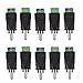 Diageng 10pcs Phono RCA Male Plug a AV Tornillo Terminal Plug Conector