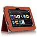 CaseCrown Bold Standby Case (Orange) for Amazon Kindle Fire HD 8.9 Inch with Built-in Magnet for Sleep/Wake Feature (Will not fit HDX Models)