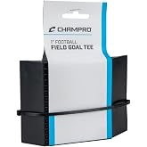 Champro 1" Heavy-Duty Rubber Football Field Goal Tee in Retail Packaging, Black