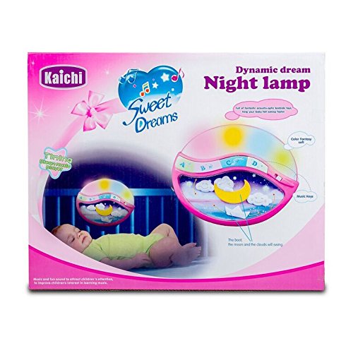 Play Baby Toys Magic Sleep Through The Night Soother Baby Crib Clip In Night Lamp With Multiple Melodies To Put Your Baby To Sleep, In Pink