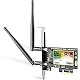 Ubit AX WiFi 6 WiFi Card Dual Band 3000 Mbps AX200 PCIE Wireless WLAN WiFi Card with Bluetooth 5.1 | MU-MIMO| OFDMA| Ultra-Lo