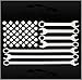 WRENCHES AND BOLTS AMERICAN FLAG VINYL STICKER