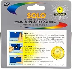Solo Single-Use 35mm Film Camera with Flash