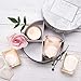 Scented Candles Gift Set - 4 Soy Candles Aromatherapy Candles Stress Relief, Small Votive Glass Decorative Candles, Birthday Candle Gifts for Women