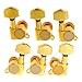 Kmise A2425 of 3L3R K-803 Guitar-String Tuning Pegs Tuners Machine Heads, Gold