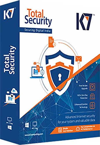 K7 Total Security - Internet Security suite for 3PC 1Year licence