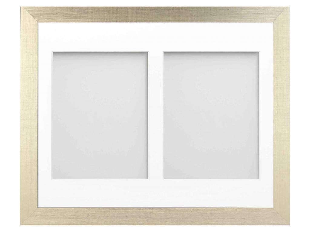 Frame Company Simpson Gold Multi Aperture Photo Frame, 12x10 for 7x5 inch (x2)