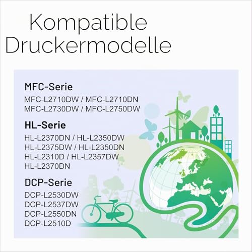 MyCartridge 2 Toner Compatible Brother TN-2420 TN2420 for Brother HL-L2370DN MFC-L2710DW MFC-L2710DN HL-L2310D HL-L2350DW DCP-L2530DW DCP-L2550DN HL-L2357DW MFC-L2730DW MFC-L2750DW DCP-L2510D