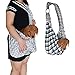 ELenest KSTON Small Dog Cat Sling Pet Carrier Bag Safe Reversible Machine Washable Adjustable Pouch Single Shoulder Carry Tote Handbag for Pets Below 9.9 lb (Stripe)