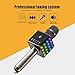 NASUM LED Wireless Karaoke Microphone, Handheld Cellphone Karaoke Player,H8 Karaoke Mic Built in Bluetooth Speaker,Karaoke MIC Machine for Home KTV with Carry Case,2600mAh,Black
