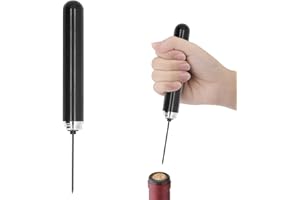 Air Pump Wine Bottle Opener,Air Pressure Wine Bottle Opener Portable Handheld Needle Tube Pen Shape Stainless Steel Cork Remo