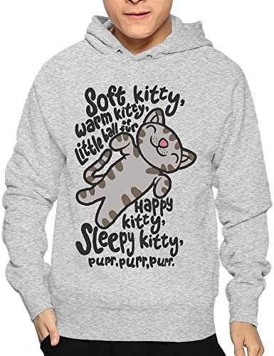 The Big Bang Theory Soft Kitty Man's Pullover Hoodies Lightweight