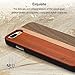 iPhone 8 Plus Case, VENA [NEU Unity] Wooden Cover Slim Genuine Wood Backplate Hybrid Case for Apple iPhone 8 Plus / 7 Plus (5.5