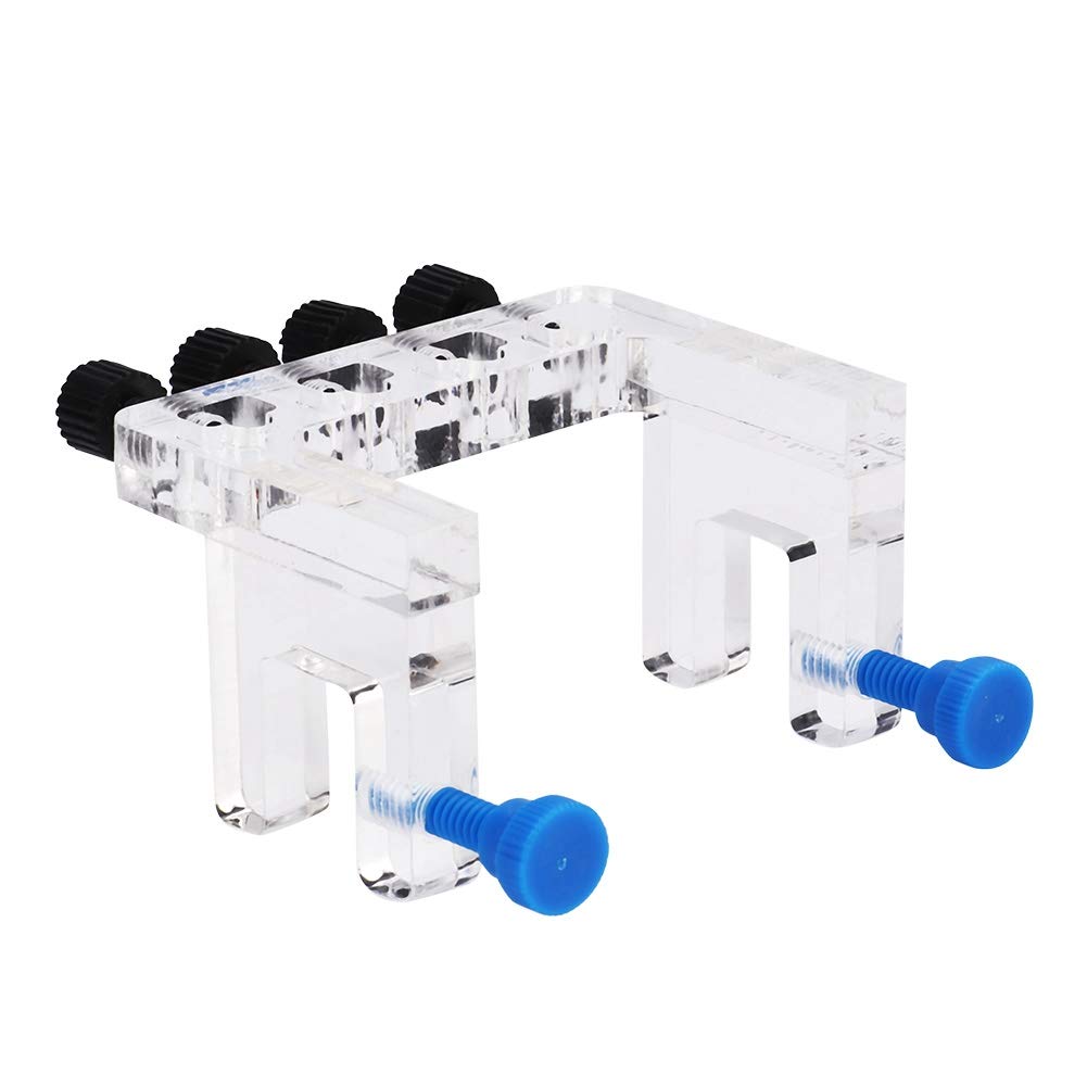 Aquarium Tube Fixture Holder, Acrylic Aquarium Water Pipe Clip for Holding Dosing Pump Air Pump Soft Hose