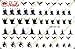 DISNEY MALEFICENT Nail Decals. Tattoo Nail Decal Set of 58.DM-001-58 by One Stop Nails