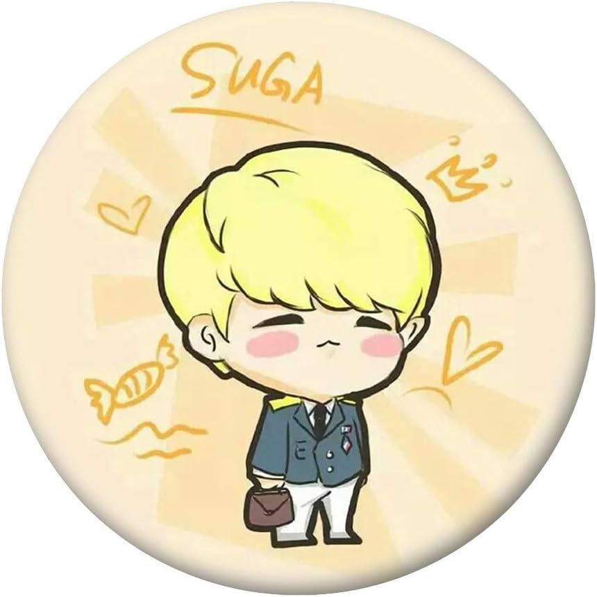 Hosston Kpop BTS Bangtan Boys Brooch BTS Cartoons Cute Style BTS Button Pin Badges Accessories Clothes Hat Backpack Decoration Gift for A.R.M.Y
