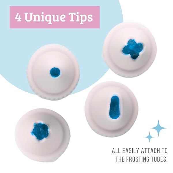 SWEETS INDEED FROSTING KIT PLUS SPRINKLES FROSTING TUBES NOZZLES 11.71 OUNCES PERFECT FOR BAKING AND COOKIE DECOARTING (SPRING)