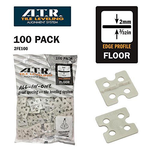 ATR Tile Leveling Alignment System 100 2mm Edge Spacing Plate