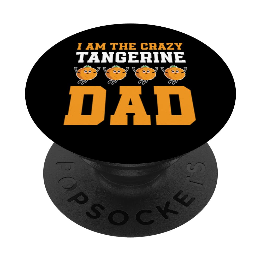 Funny Tangerine Dad Costume Love Mandarin Oranges For Men PopSockets Swappable PopGrip