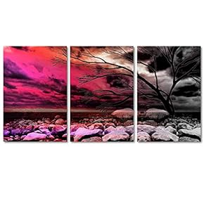 Canvas Wall Art Colorful Abstract Cloud...